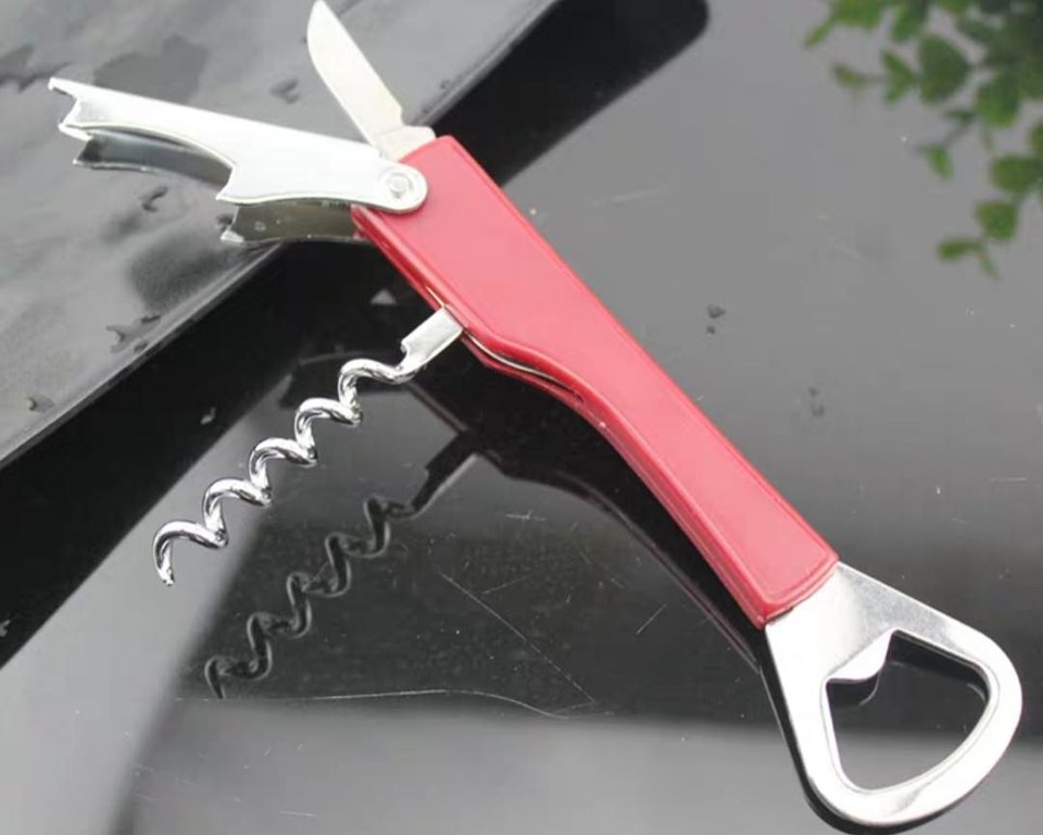 Hộp đựng cơm văn phòng 5 ngăn inox giữ nhiệt có quai xách - tặng mở bia 2in1