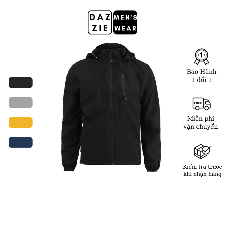 Áo Khoác Gió Nam Nữ Cao Cấp DazzieMenwears chất liệu Goretex chống nước, chống bụi mặc đi du lịch, đi chơi, đi phượt