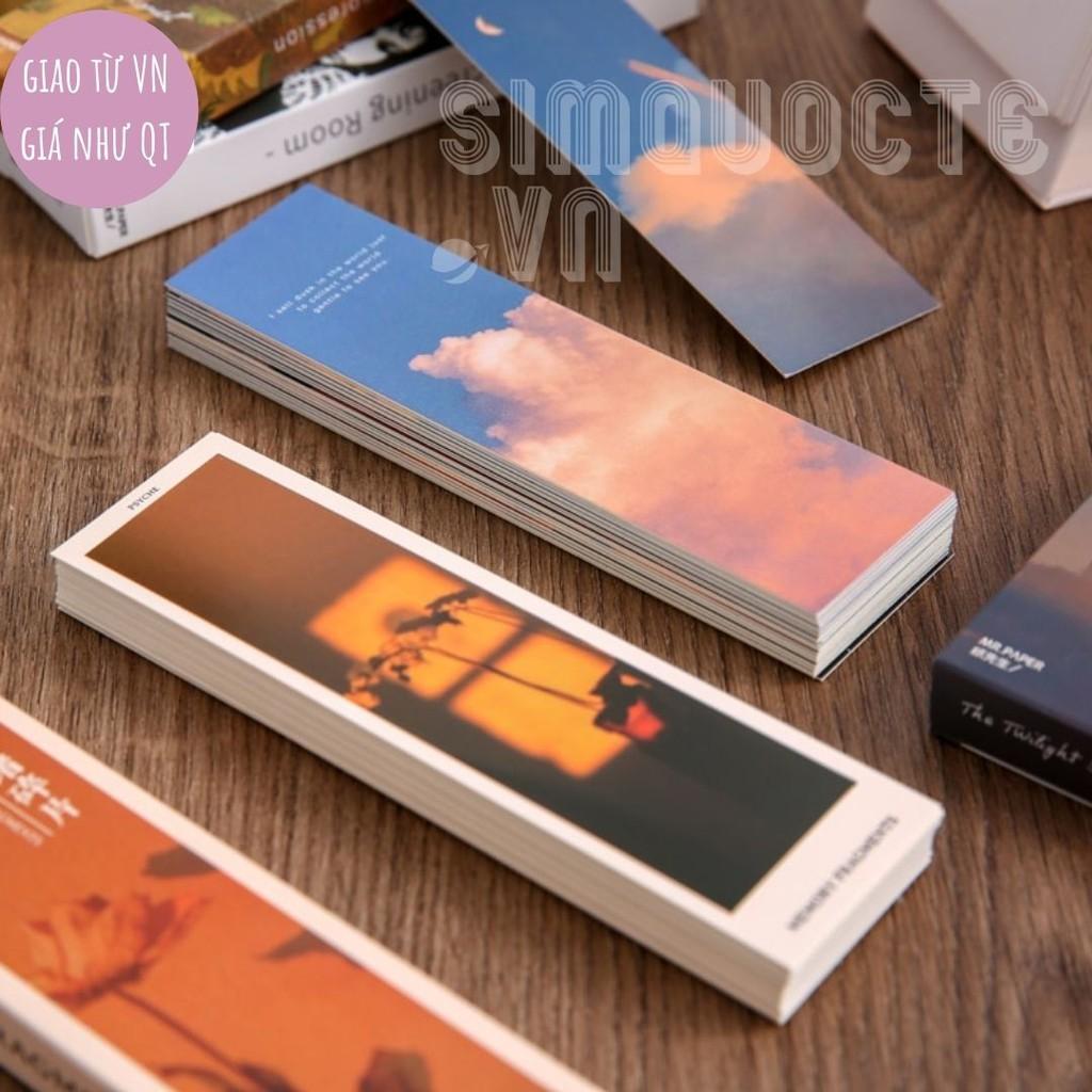 Set 30 bookmark thẻ đánh dấu sách sáng tạo ST62