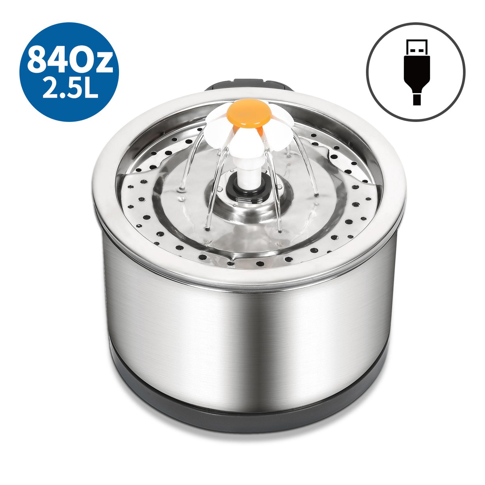 Electric Cat Water Fountain Automatic Small Dogs Auto Cats USB Drinking Bowl