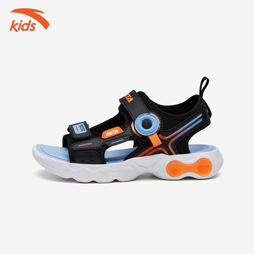 Sandals thời trang thể thao bé trai Anta Kids siêu nhẹ, quai dán tiện lợi, thoáng khí W312336987