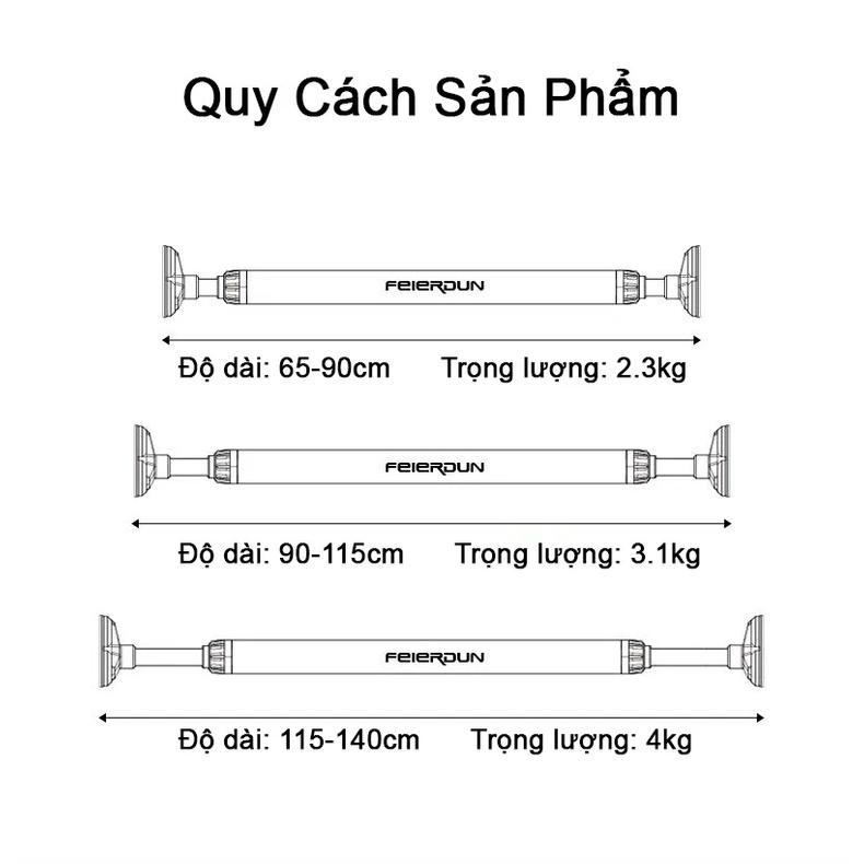 Xà Đơn Treo Tường Thế Hệ Mới FED-0228