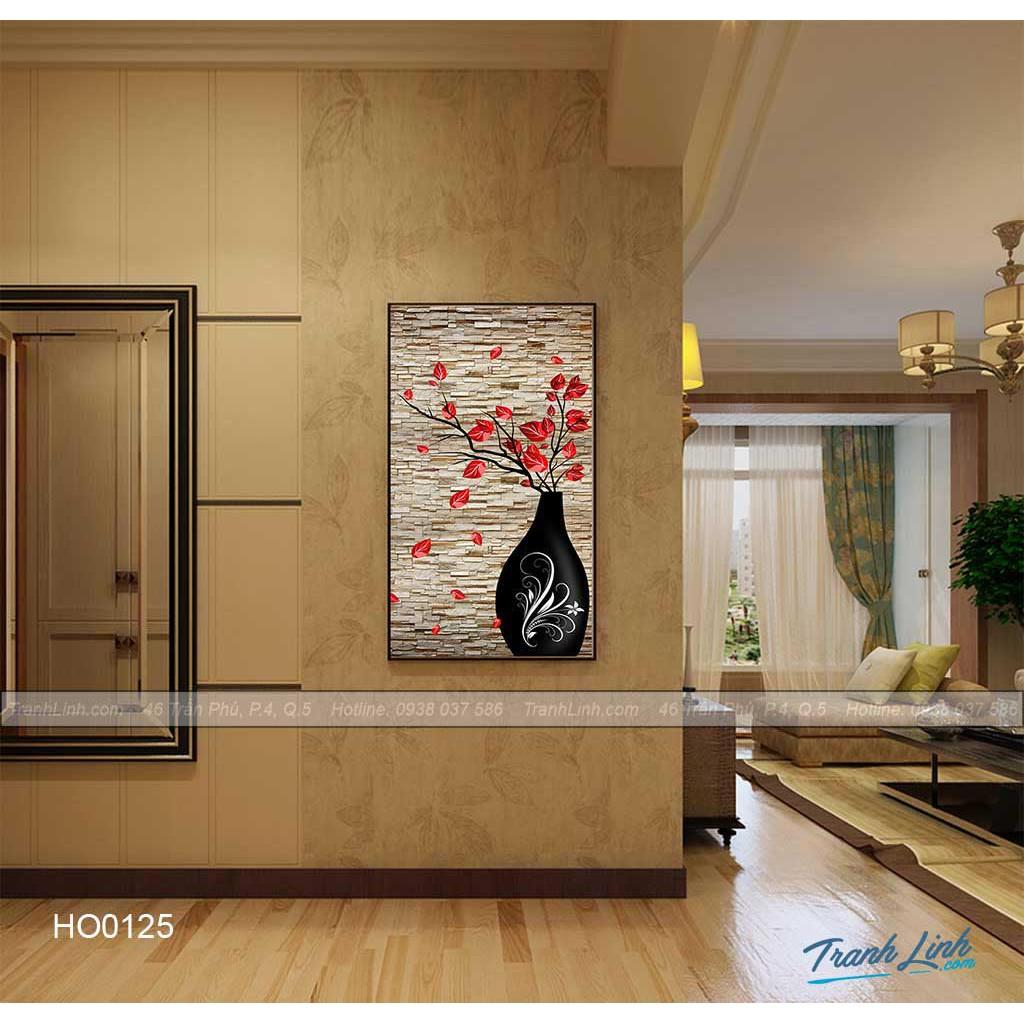 Tranh Canvas hoa treo tường trang trí phòng khách ho.ttph0149