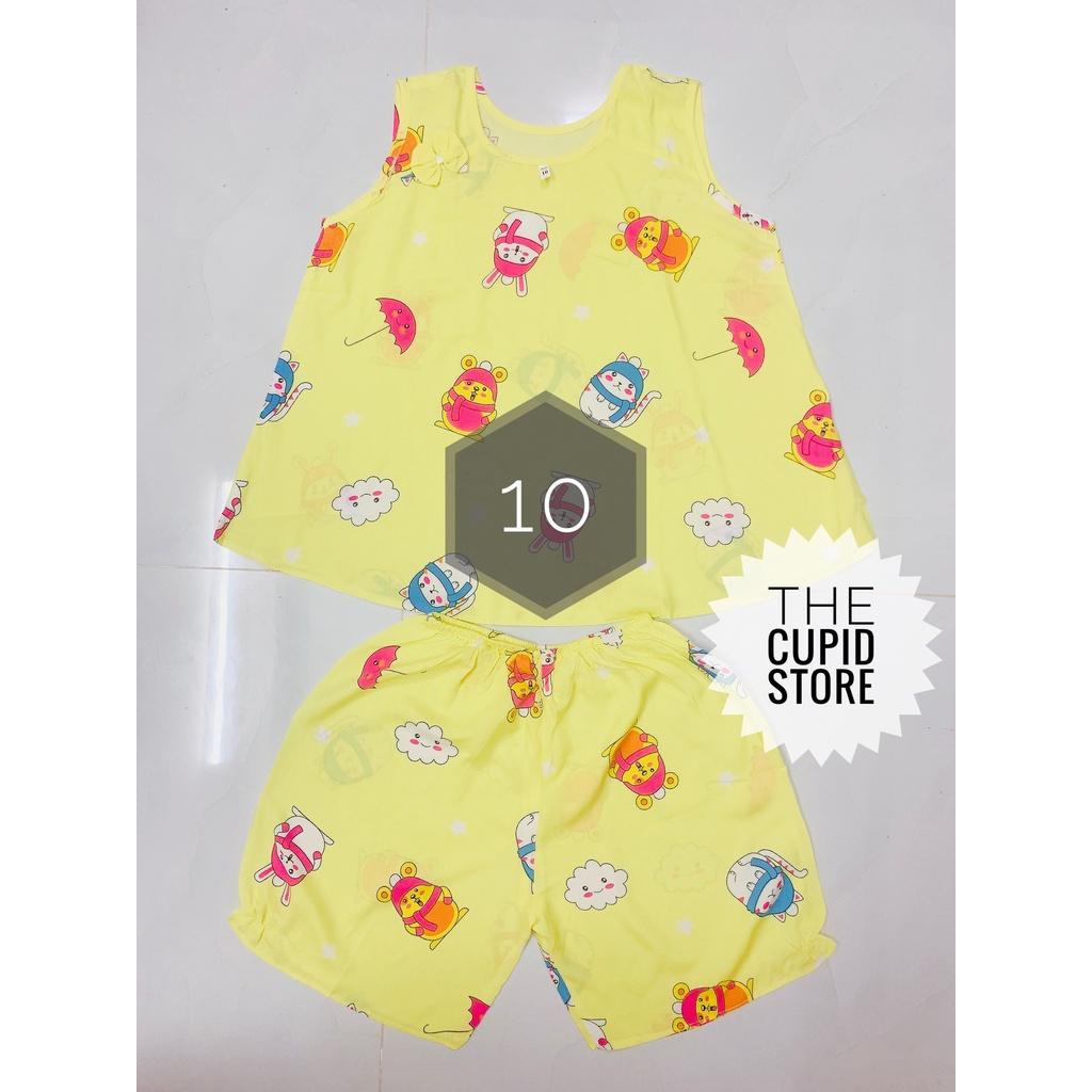 Đồ bộ chất liệu tole lanh 2 da loại 1 cho bé gái từ 22-25 kg - The Cupid Store