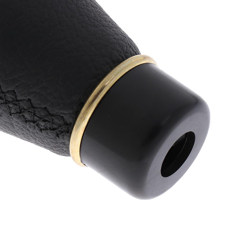 PU Leather Manual 5- Auto Car Gear Stick Shift Shifter Lever Knob