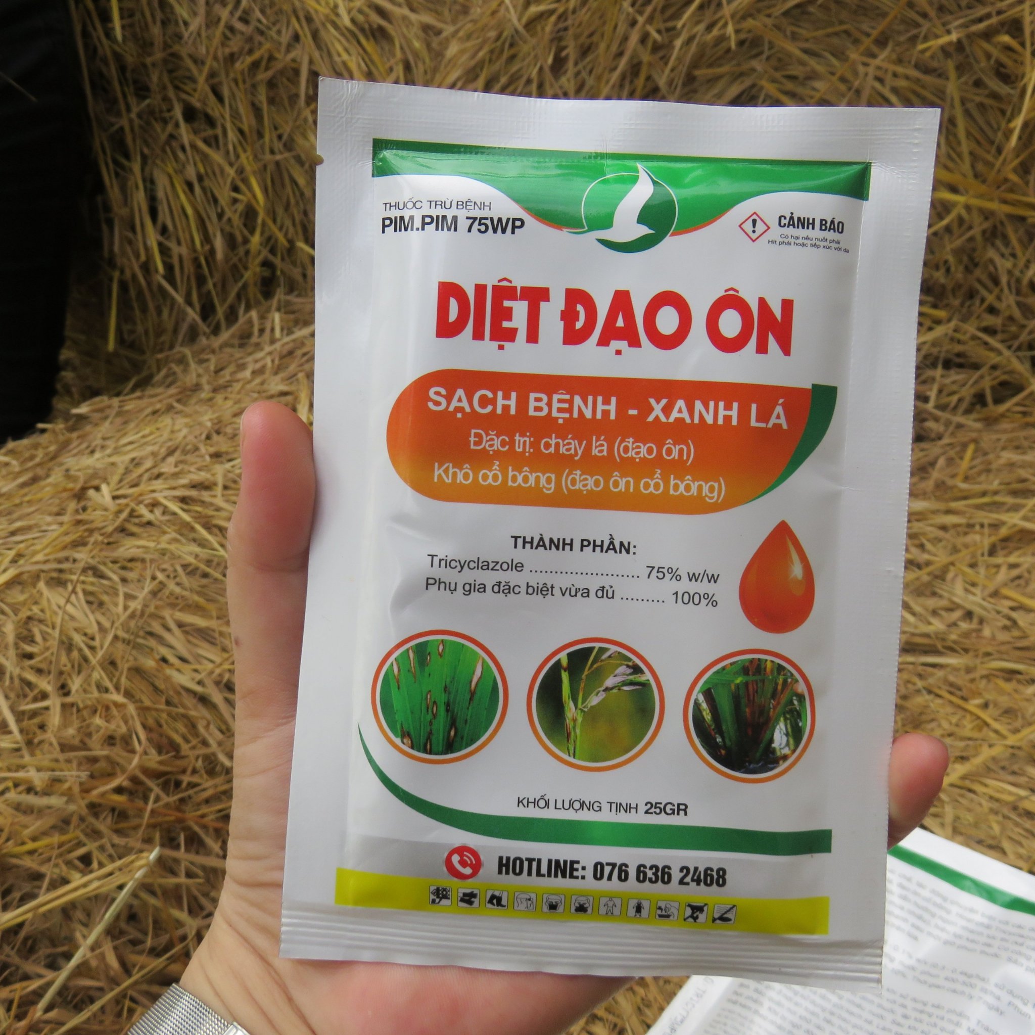 THUỐC DIỆT ĐẠO ÔN LÁ, ĐẠO ÔN CỔ BÔNG - DIỆT ĐẠO ÔN 25G