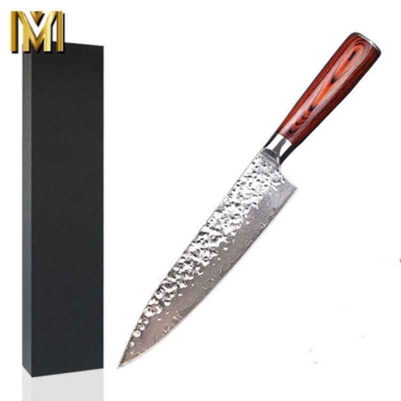 DAO BẾP NHẬT BẢN GYUTO THÉP DAMASCUS MÃ B4DT119