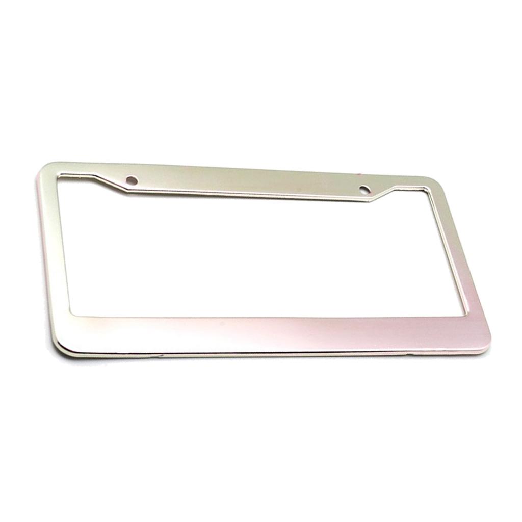 Metal Aluminium Alloy Anodized Car License plate frame holder Blank