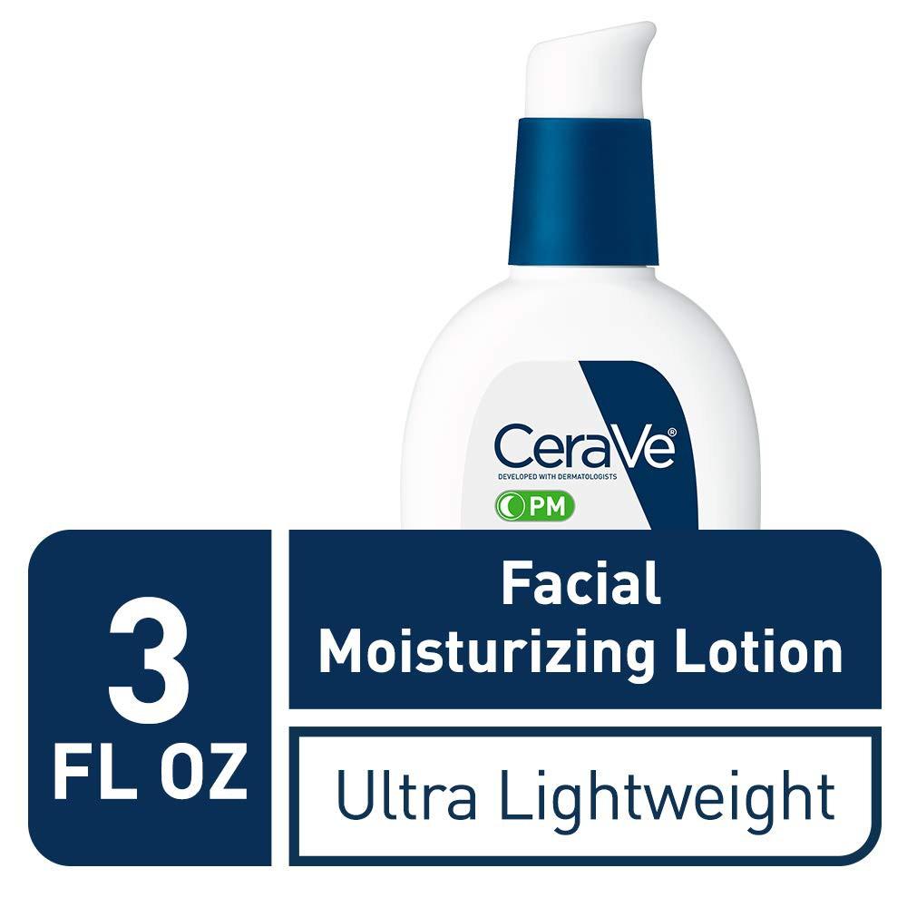 Kem dưỡng da ban đêm CeraVe PM Facial Moisturizing Lotion 89ml , Kem dưỡng ẩm , Kem cấp ẩm ban đêm Cerave luckily1702