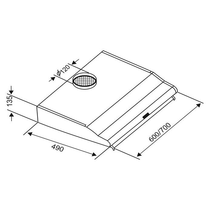 Máy Hút Khói Khử Mùi Bếp 6 Tấc CANZY CZ-2060B - Hàng Chính Hãng