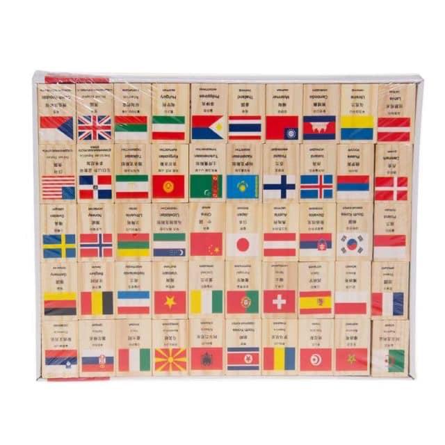 Domino cờ quốc gia các nước trên thế giới
