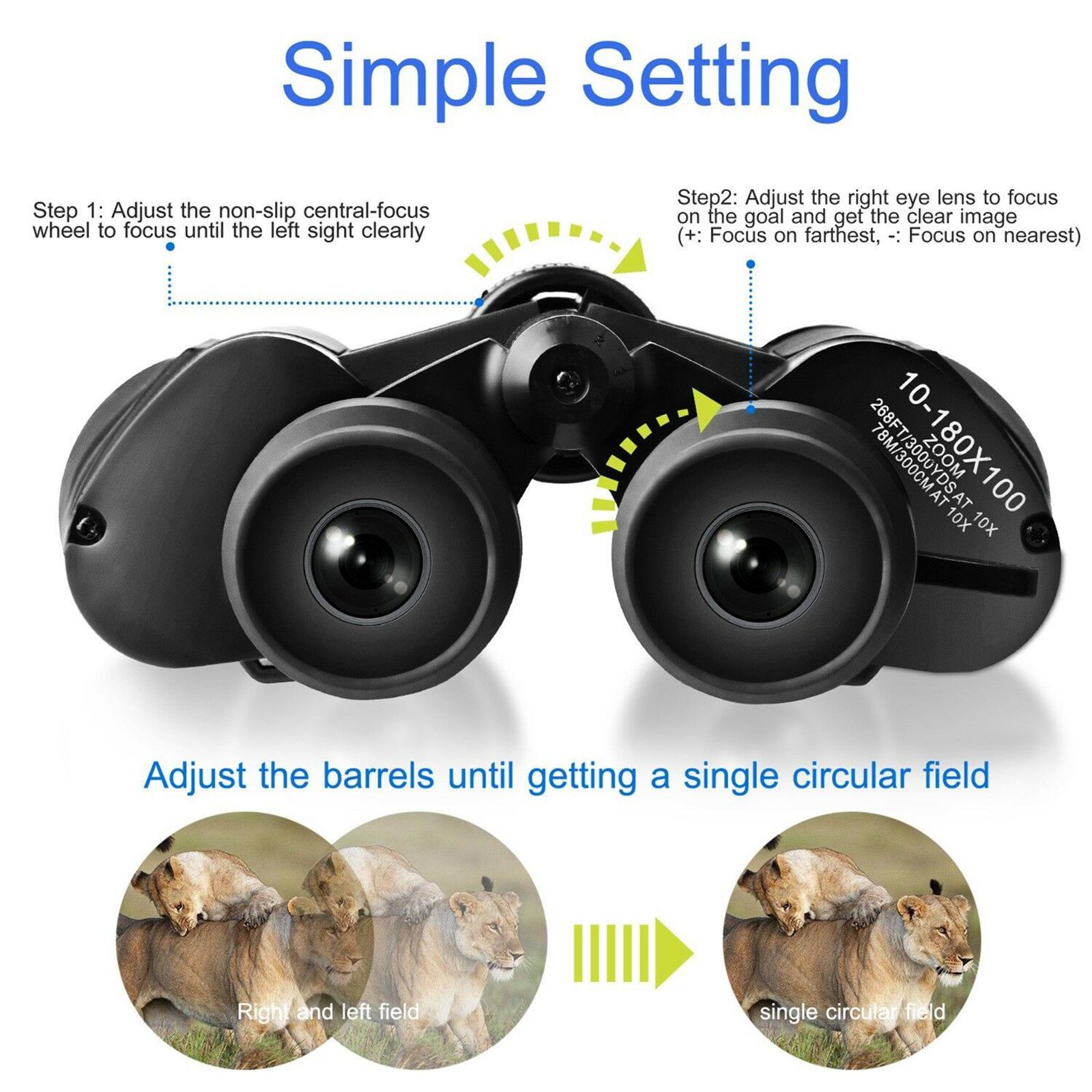 20x50 Binoculars Bird Watching Hunting Concert Waterproof Low Light Night Version Binoculars, Lightweight and Easy to Carry