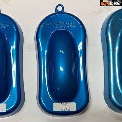 COMBO Sơn Samurai Màu xanh sáng Kawasaki UC+TC K822 gồm 4 chai đủ quy trình