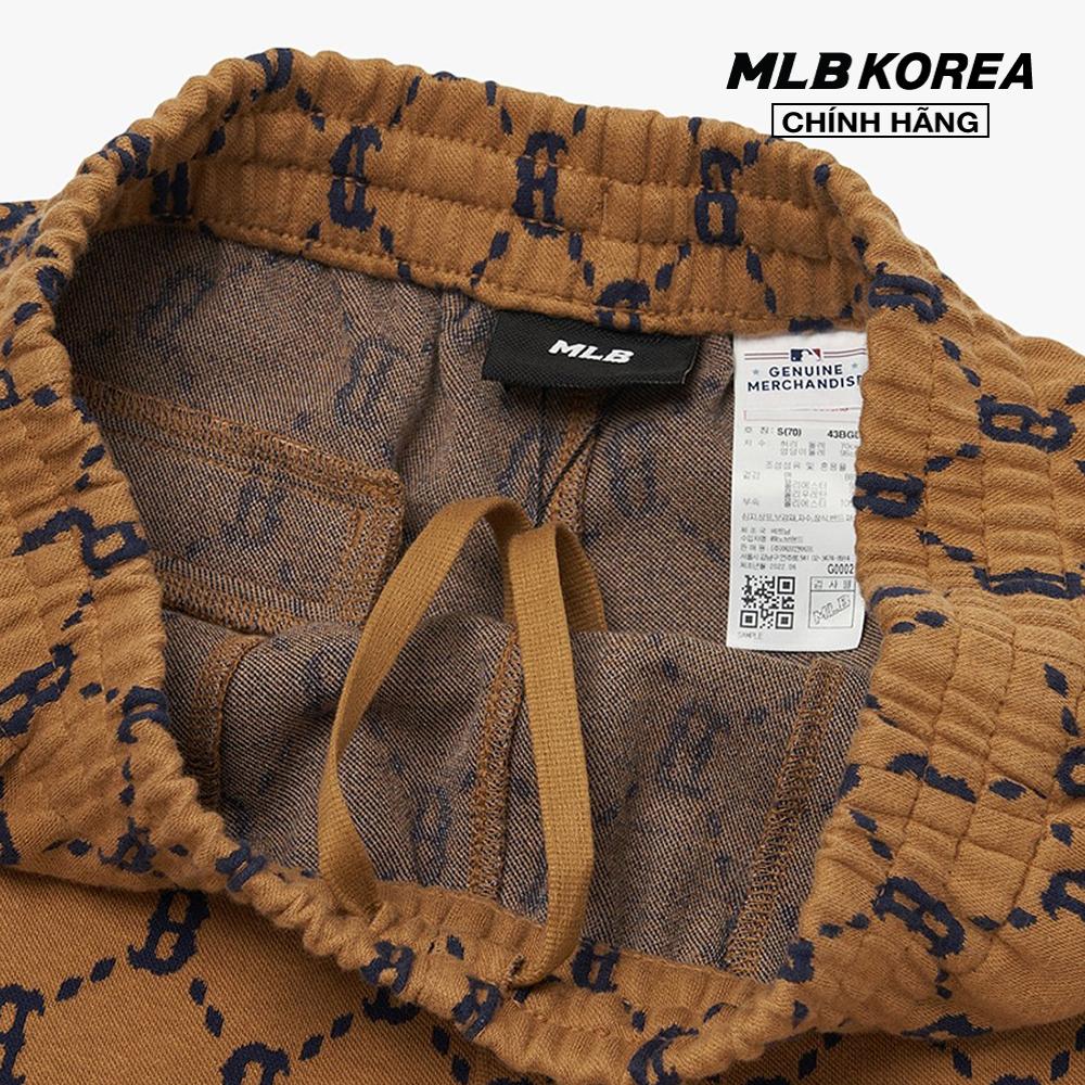 MLB - Quần shorts lưng thun Dia Monogram Allover 3ASPM0124