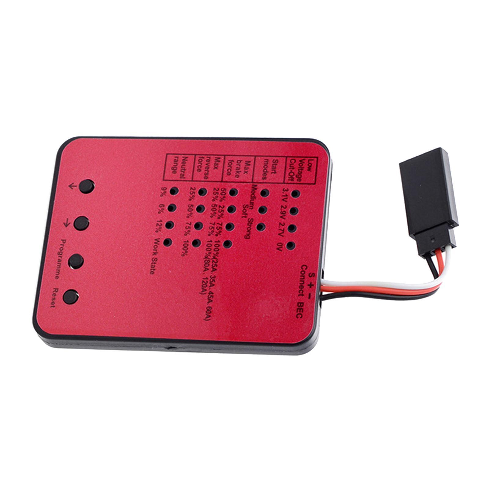 LED Programming Card Electronic Controller for RC Car
