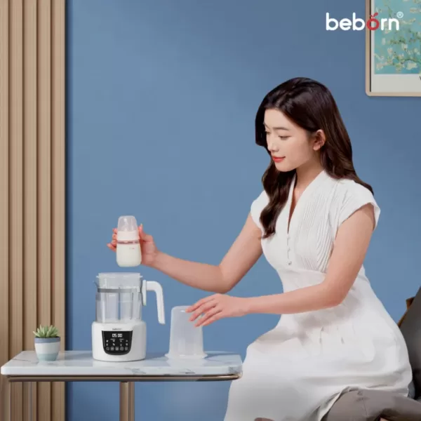 Bình đun nước giữ nhiệt pha sữa điện tử Fatzbaby Beborn K02 - Hàng Chính Hãng