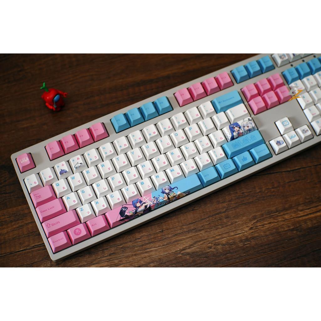 Keycap Bilibili Thick PBT Cherry Profile 134 Phím | Gearbros