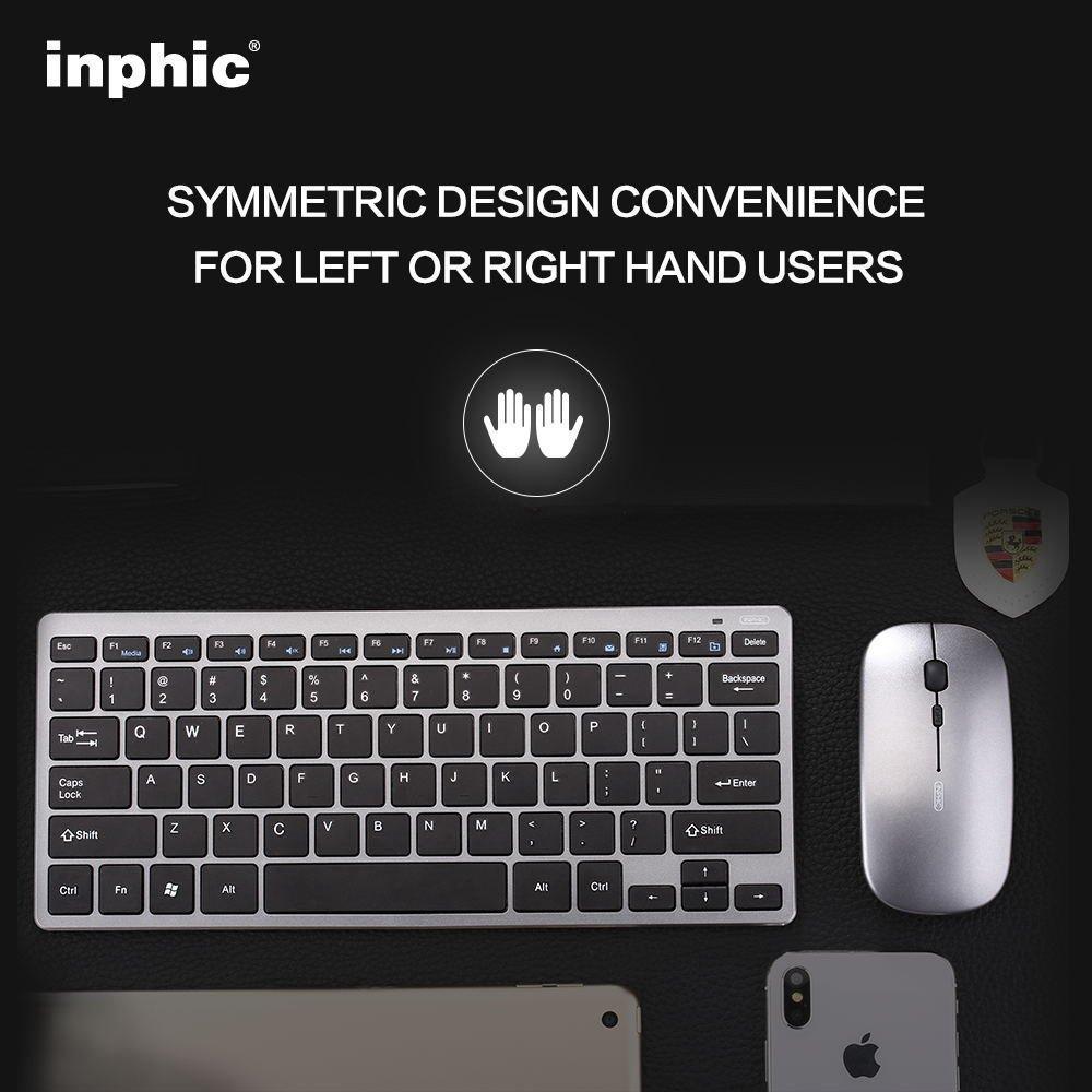 Bộ Bàn Phím Và Chuột Không Dây Sạc Được Inphic V780