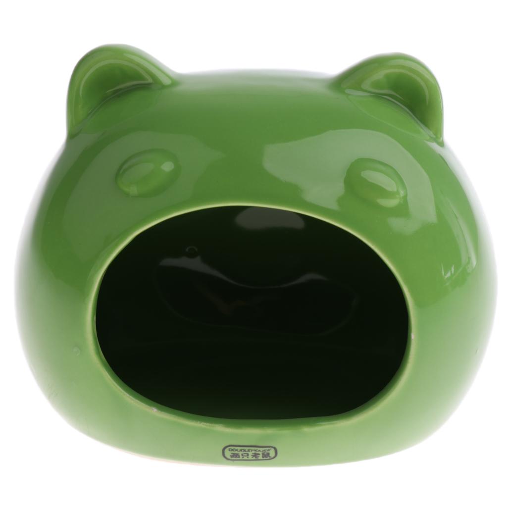 Hamster Bed Bear Shape Comfortable Sleeping Small Animal Pet House