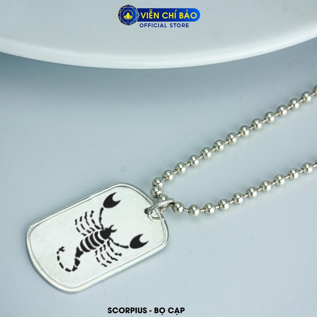 Mặt dây chuyền bạc nam Thẻ bài Dogtag khắc hình theo yêu cầu (miễn phí) chất liệu bạc S925 Viễn Chí Bảo M100489