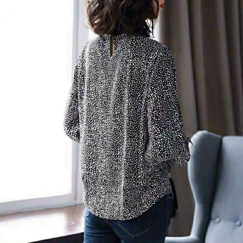 HÀNG NHẬP - ÁO KIỂU LỤA TAY PHỐI REN LƯỚI