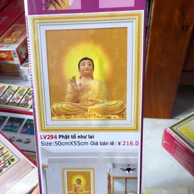 Tranh Đính Đá PHẬT TỔ . Kích Thước: 55cm x 50cm