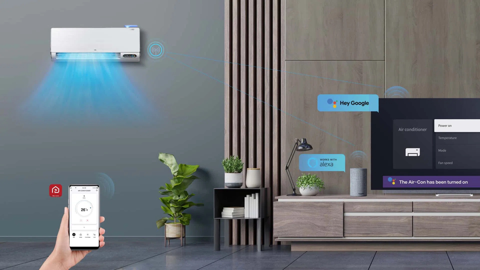 Máy lạnh 1HP Inverter TCL FreshIN series 2.0 TAC-10CSD/FBI - Lấy gió tự nhiên (Fresh Air) - Hàng chính hãng - Bảo hành 3 năm