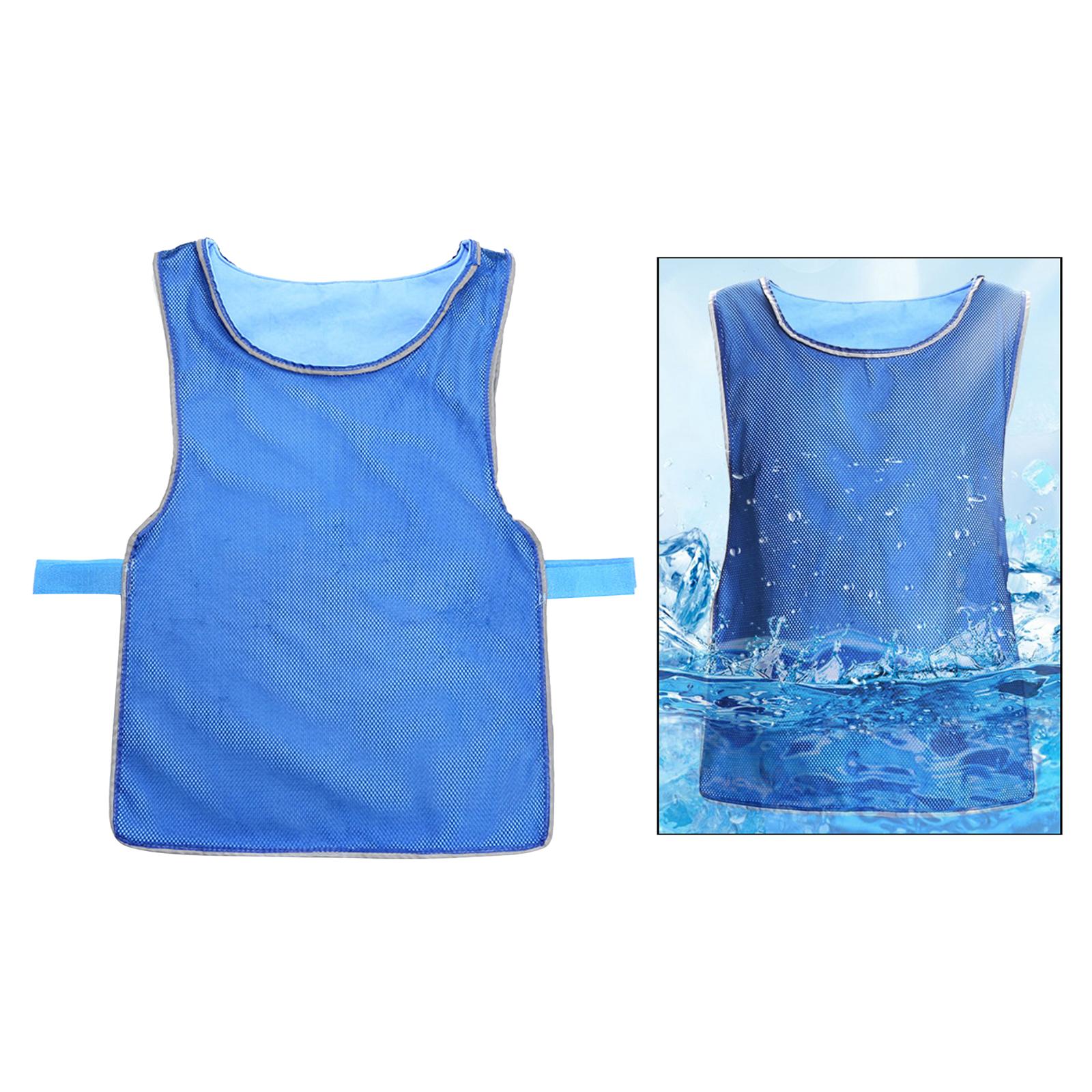 Fast Cool Summer High Temperature Protective Cooling Cold Shirt Ice Vest Men