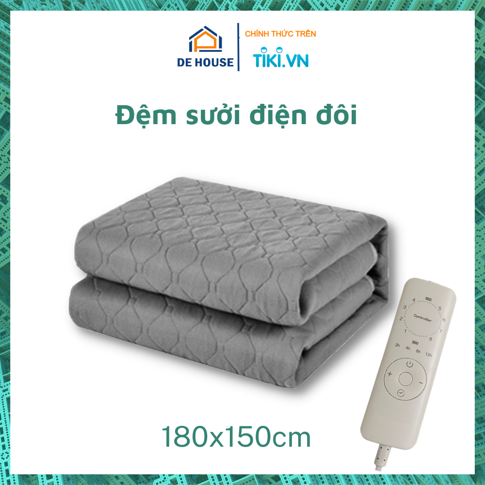 Chăn Điện Sưởi Ấm Nhanh - Đệm Sưởi Điện Cao Cấp Tuỳ Chỉnh Nhiệt Độ