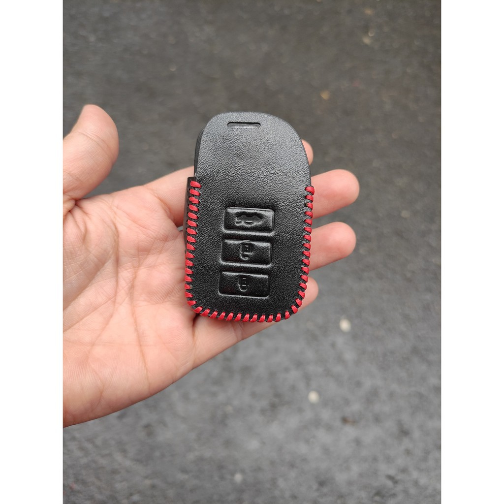 Bao da chìa khóa xe VIOS 2019- 2020 2021 2022, Yaris 19-22 kèm móc treo