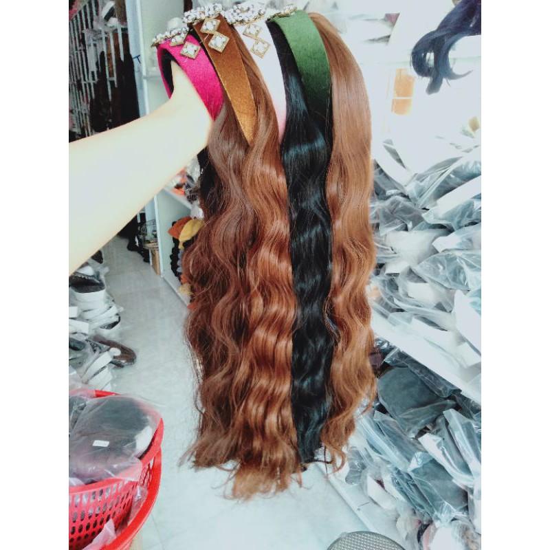 Tóc giả đính cài nhiều màu