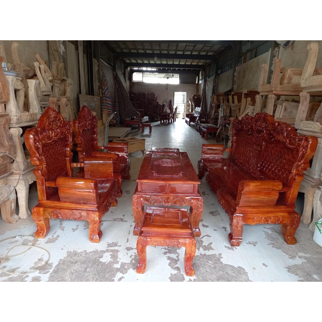 Bộ bàn ghế gỗ lim Hoàng gia giá thật