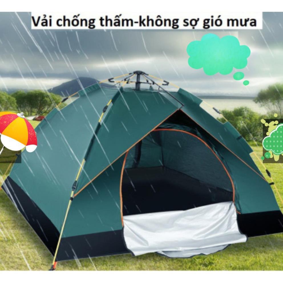 CHUYÊN SỈ "HÓT"Lều cắm trại tự động lều phượt du lịch tự bung dành cho 3-4 người,chống nước,tia bức xạ,thông gió 2 chiều