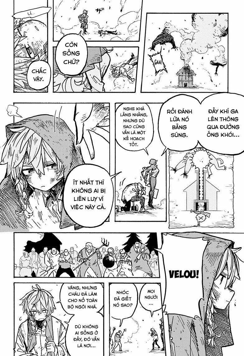 hội thợ săn: khăn đỏ chapter 4 16