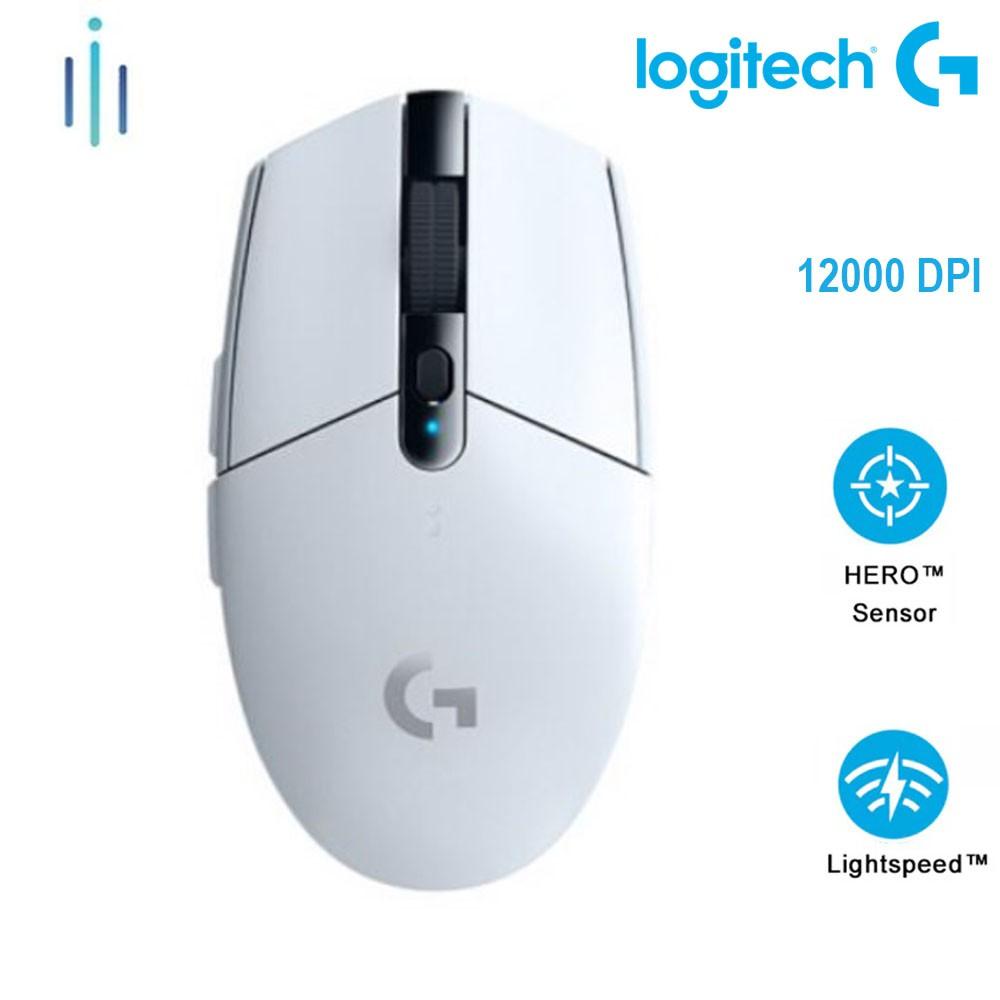 Chuột Logitech Không dây G304 Màu Trắng Hàng chính hãng