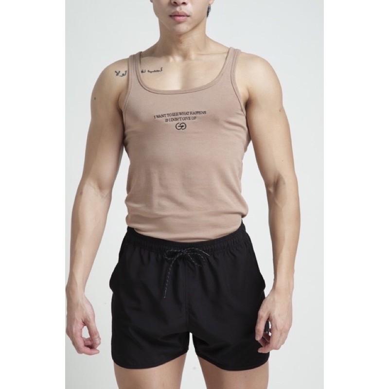 Quần gym nam GOS BOXING + tặng áo thun tanktop