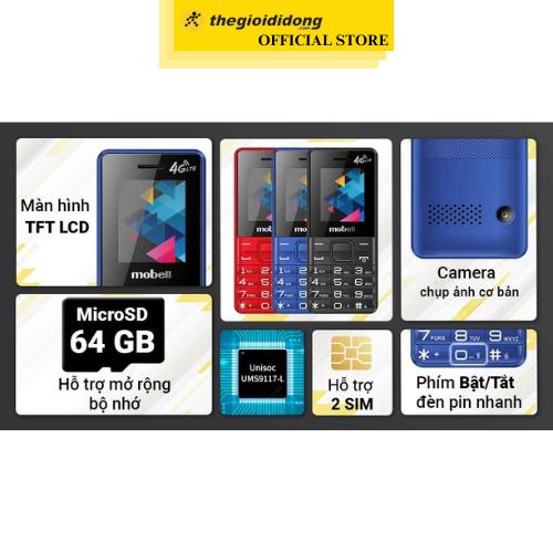 Điện thoại Mobell M239 4G - Hàng Chính Hãng