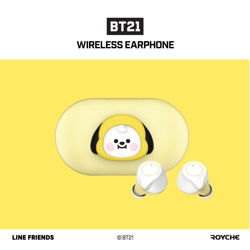 TAI NGHE BLUETOOTH WIRELESS BT21 LINE FRIEND- HÀNG CHÍNH HÃNG