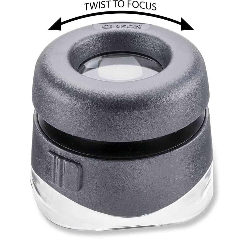 Kính lúp cầm tay có đèn Carson LH-50 - Hàng Chính Hãng