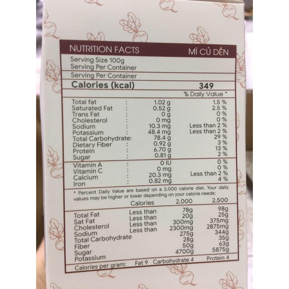 Bún củ dền Nguyên Minh 300gr, gạo nguyên cám ăn kiêng eat clean