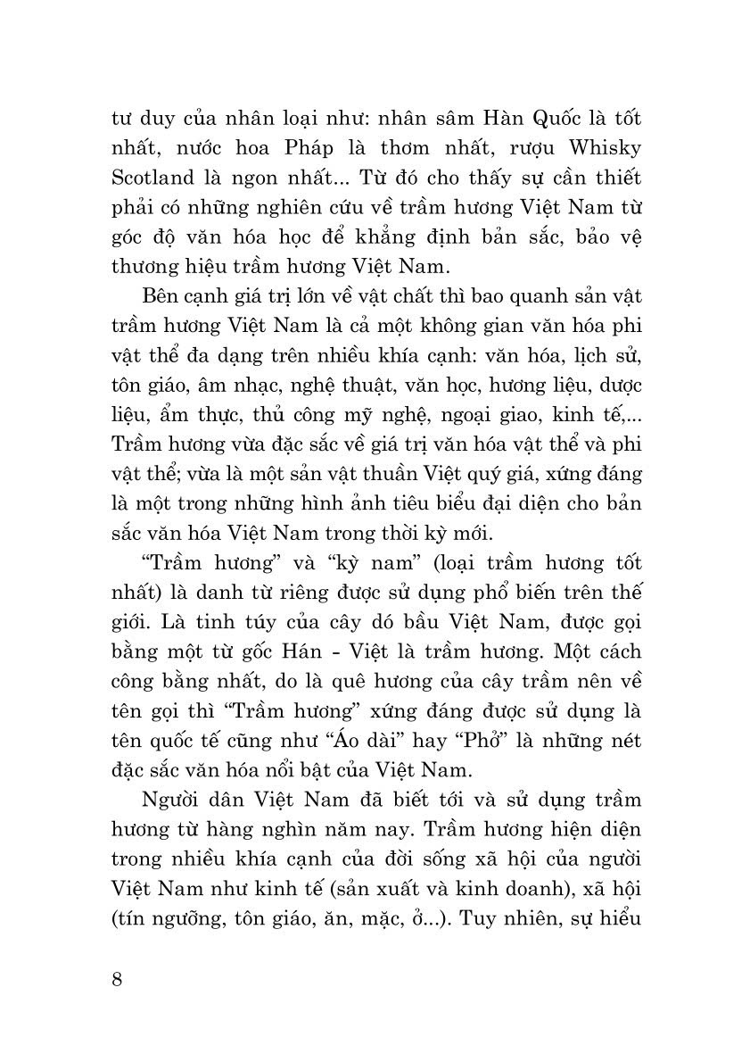 Văn hóa trầm hương Việt Nam (Sách chuyên khảo)