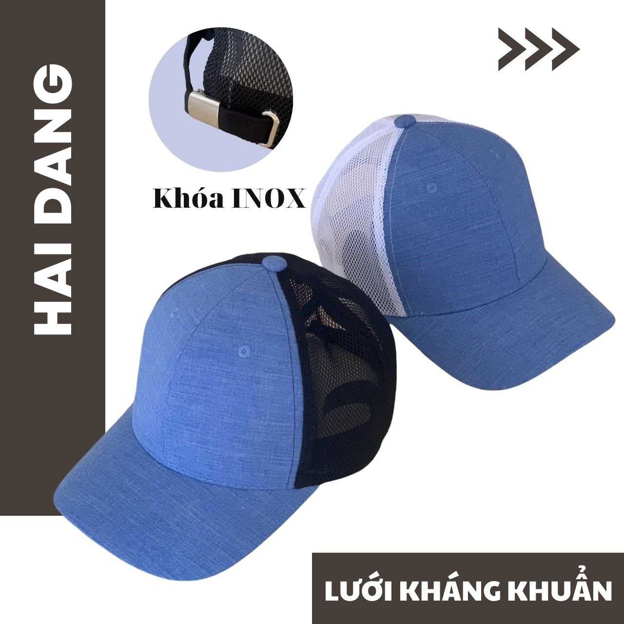 Mũ lưỡi trai phối lưới, nón kết Unisex dành cho cả nam và nữ - Freesize