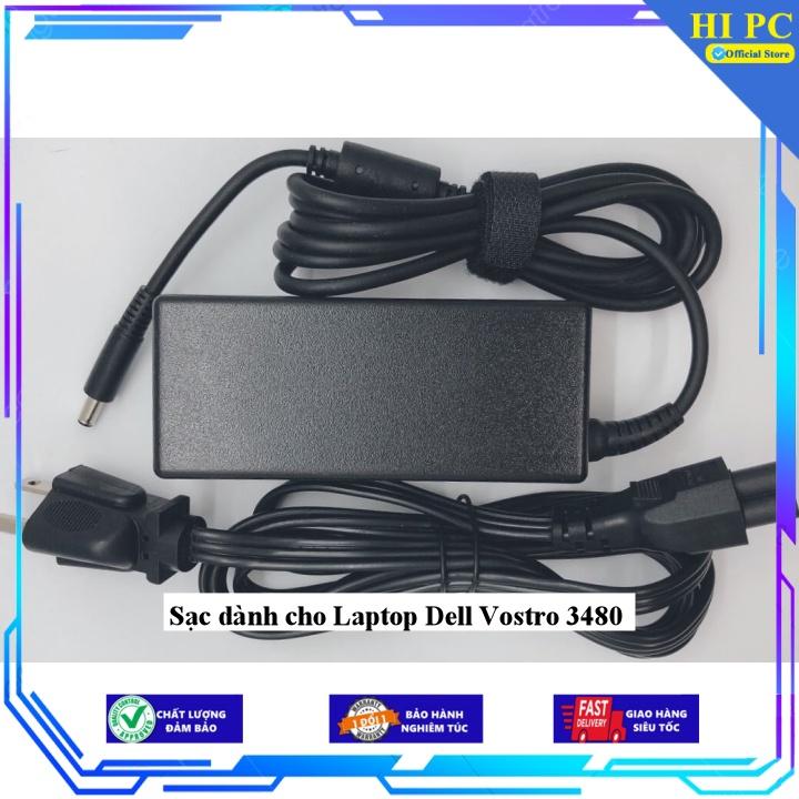Sạc dành cho Laptop Dell Vostro 3480 - Kèm Dây nguồn - Hàng Nhập Khẩu