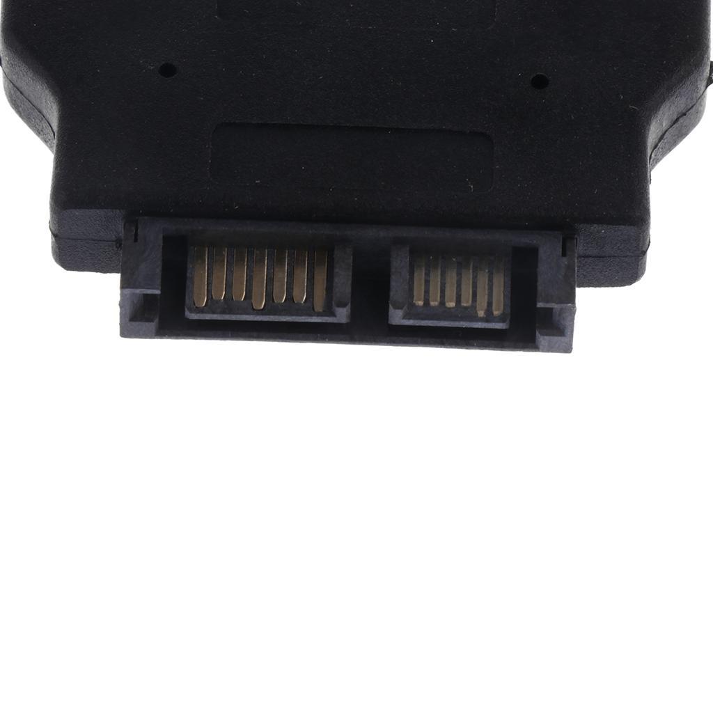 2.5inch SATA 22pin 22p Female to Slimline SATA 13pin Male Convertor Adapter