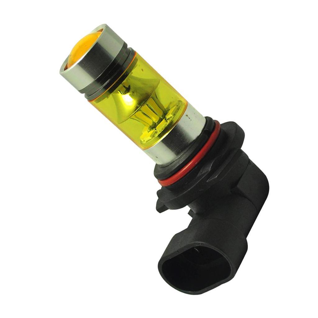 2x Mini Car H11 H8 LED 4300K Yellow 2323 Projector Fog Driving Light Bulb