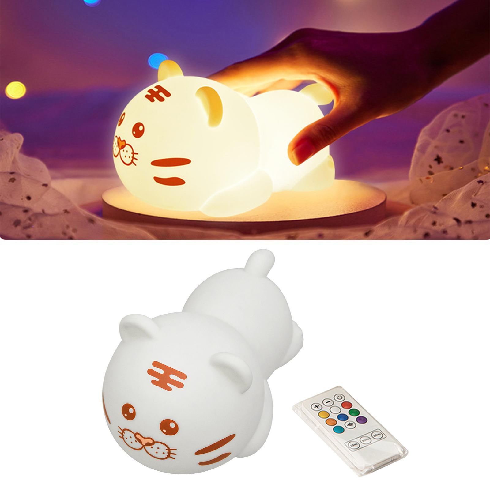 Cartoon LED Sleeping Night Light Touch Sensor Bedside