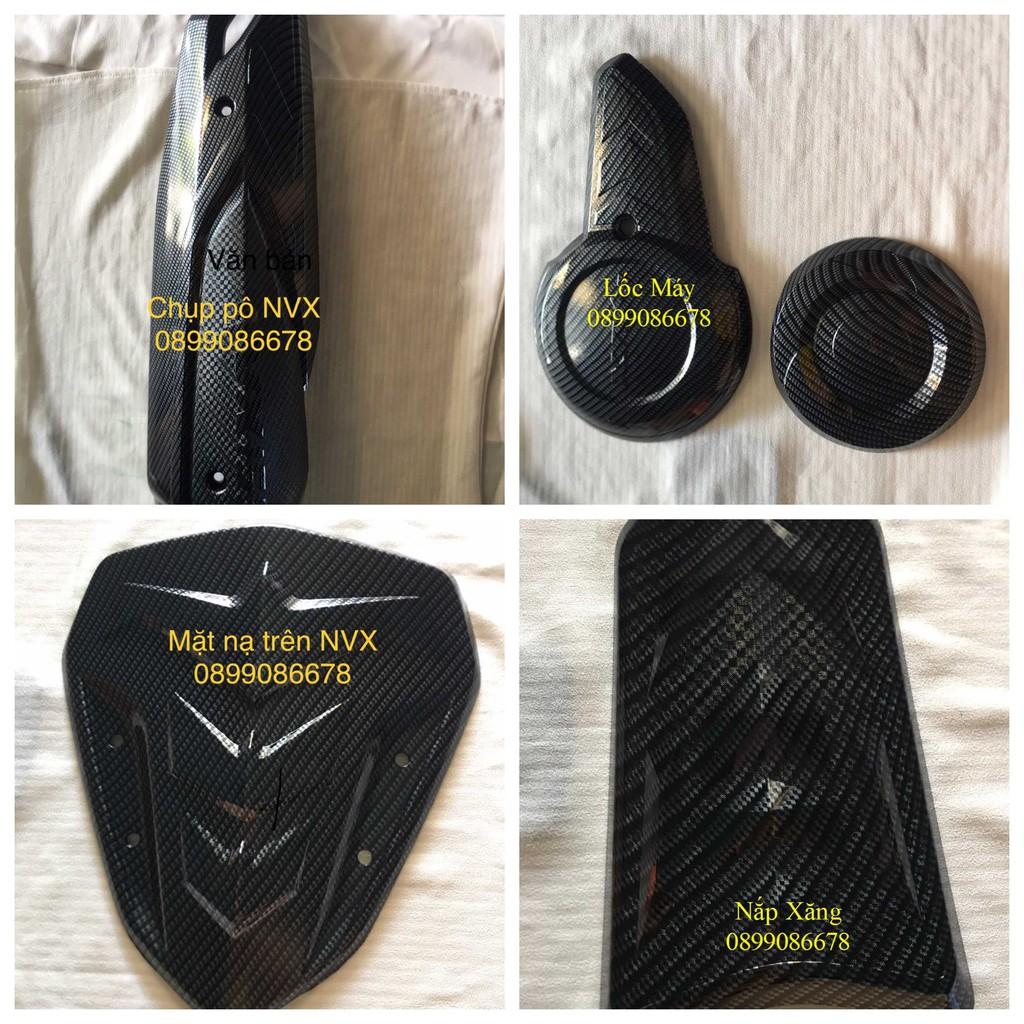 Phụ Kiện Ốp Carbon Dành Cho Xe NVX V1 125, 155 đời 2017, 2018, 2019, 2020