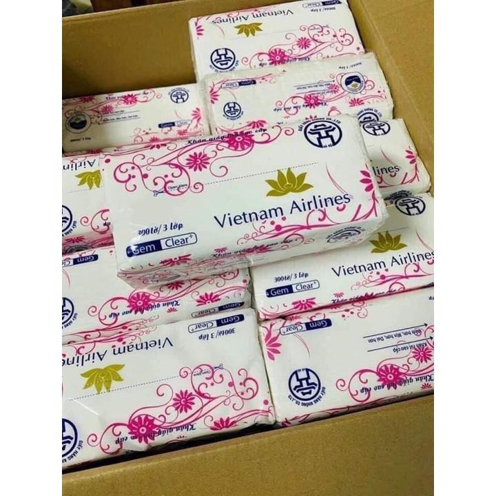 Giấy ăn, giấy vệ sinh, giấy rút hàng không cao cấp loại 3 lớp x 300 tờ mỗi gói