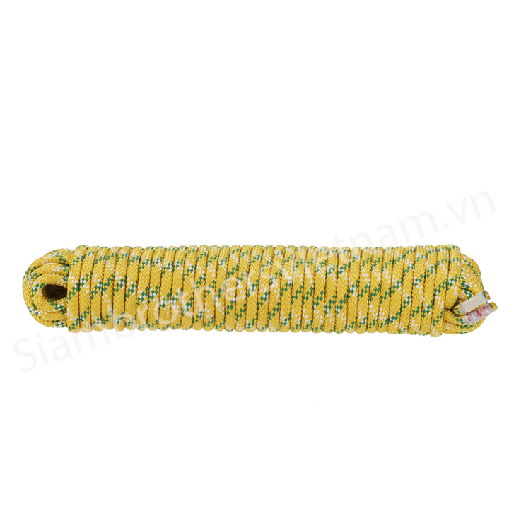 Dây buộc tàu/neo tàu an toàn hiệu con gà vàng 32 tao/9.5 mm - 30m 100% polyester