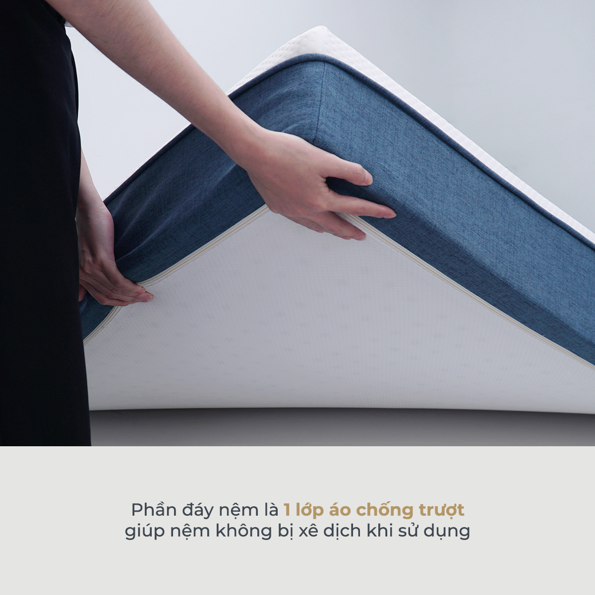Nệm Foam Phân Vùng Thuần Việt 3'zone Felix - Miễn Phí Vận Chuyển, Bảo Hành 12 Năm, Trả Góp 0%